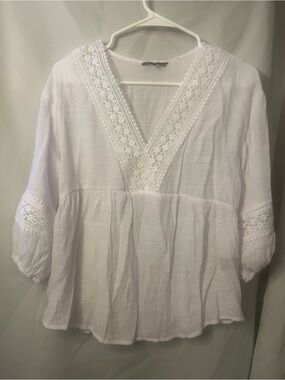 Unique Spectrum Blouse Size S White